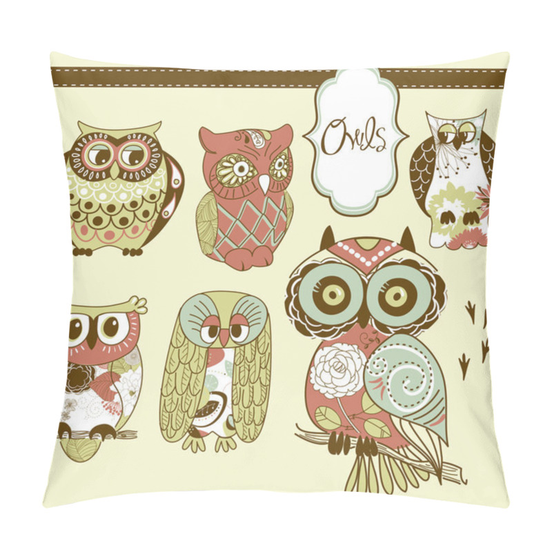 Personality  Owls Pillow Covers