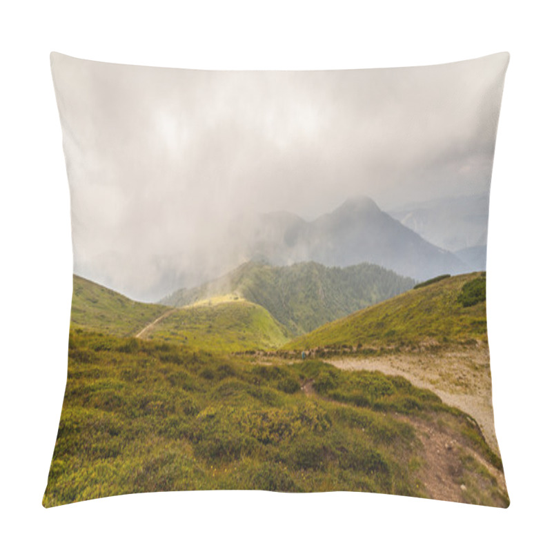 Personality  Storm Clouds Over The Mountains  Pillow Covers