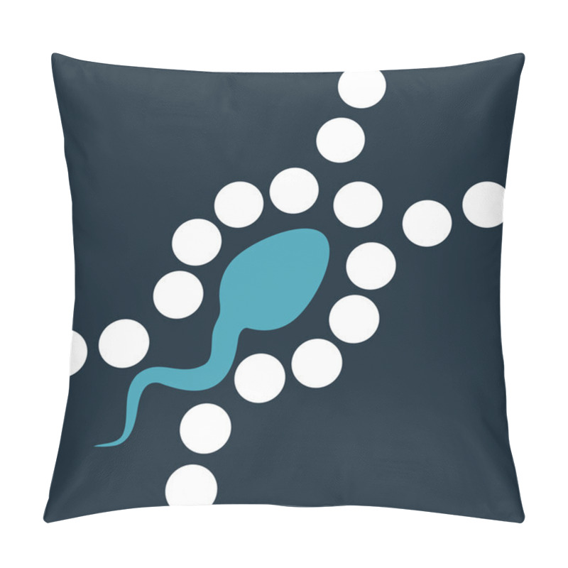 Personality  Dna Replication Icon Pillow Covers