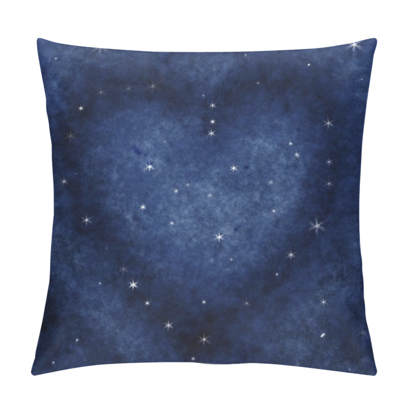 Personality  Heart From Galaxy Pillow Covers