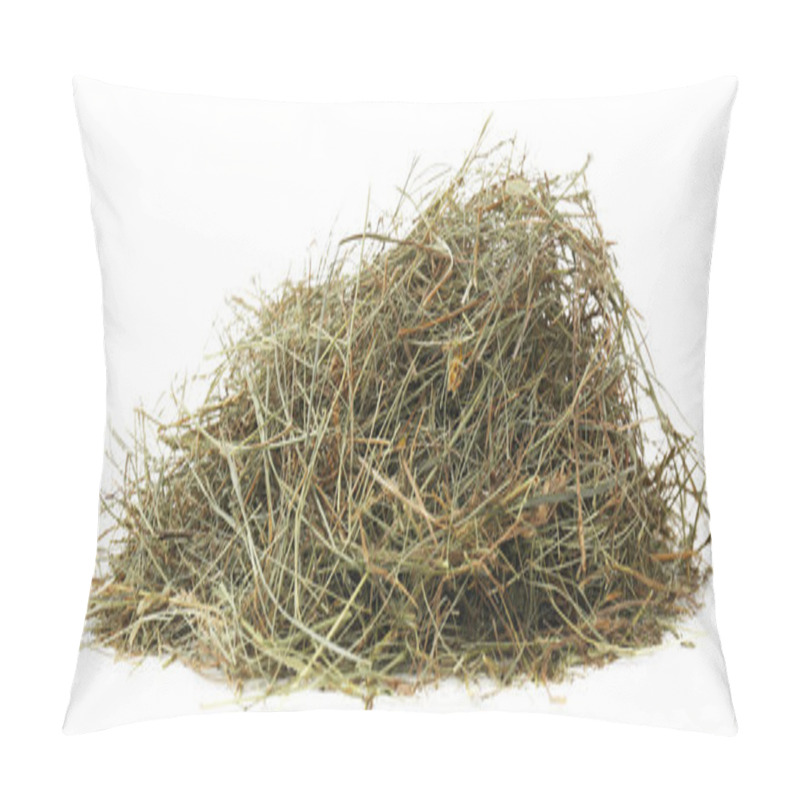 Personality  Hay, Isolated On White Pillow Covers