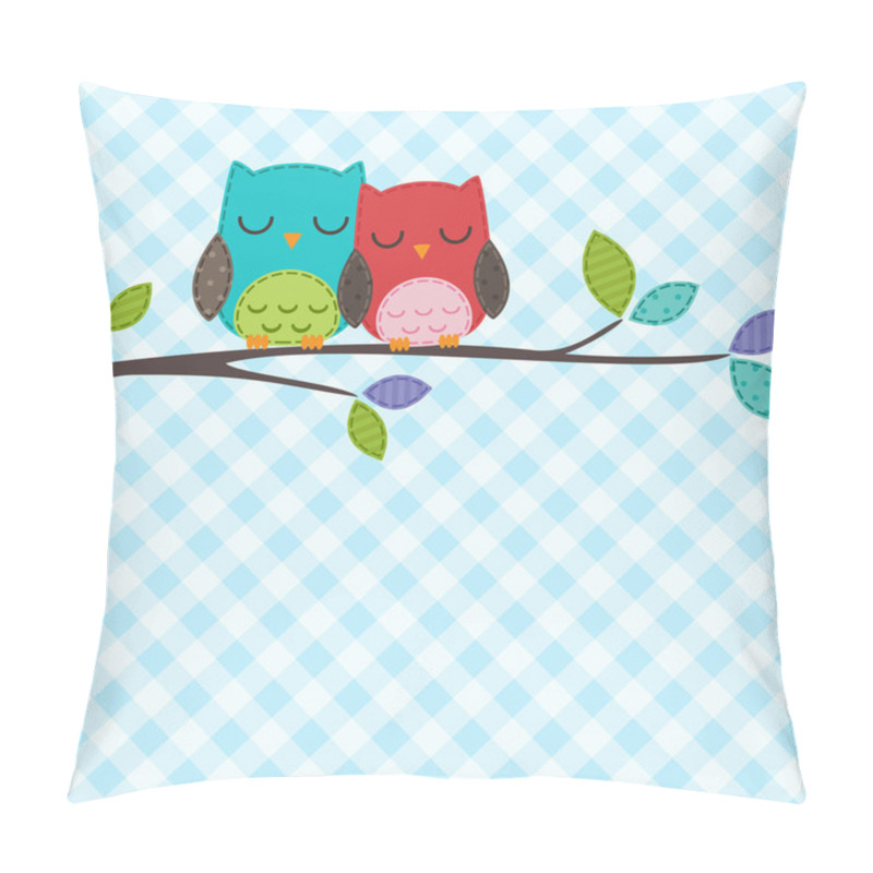 Personality  Couple Of Owls Pillow Covers