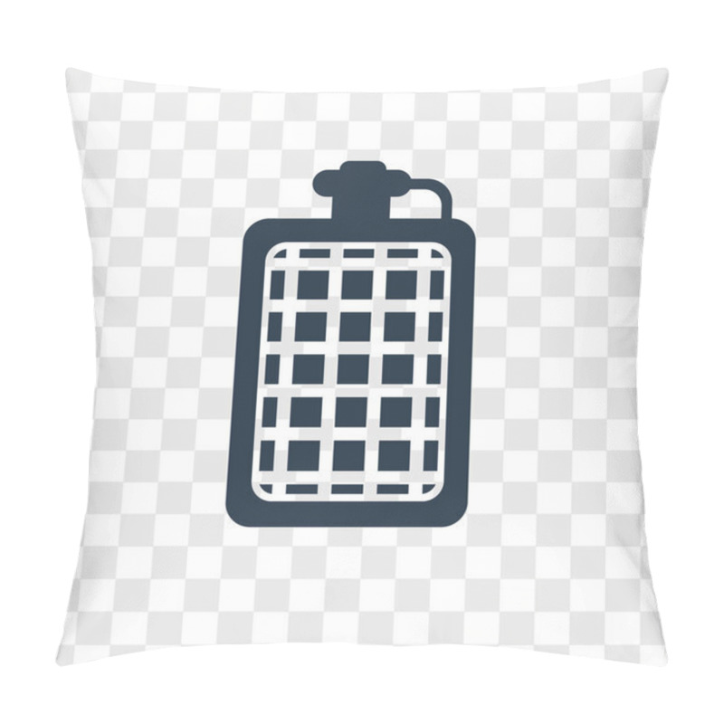 Personality  Flask Icon In Trendy Design Style. Flask Icon Isolated On Transparent Background. Flask Vector Icon Simple And Modern Flat Symbol For Web Site, Mobile, Logo, App, UI. Flask Icon Vector Illustration, EPS10. Pillow Covers