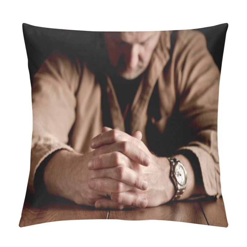 Personality  Man's Clasped Hands Pillow Covers