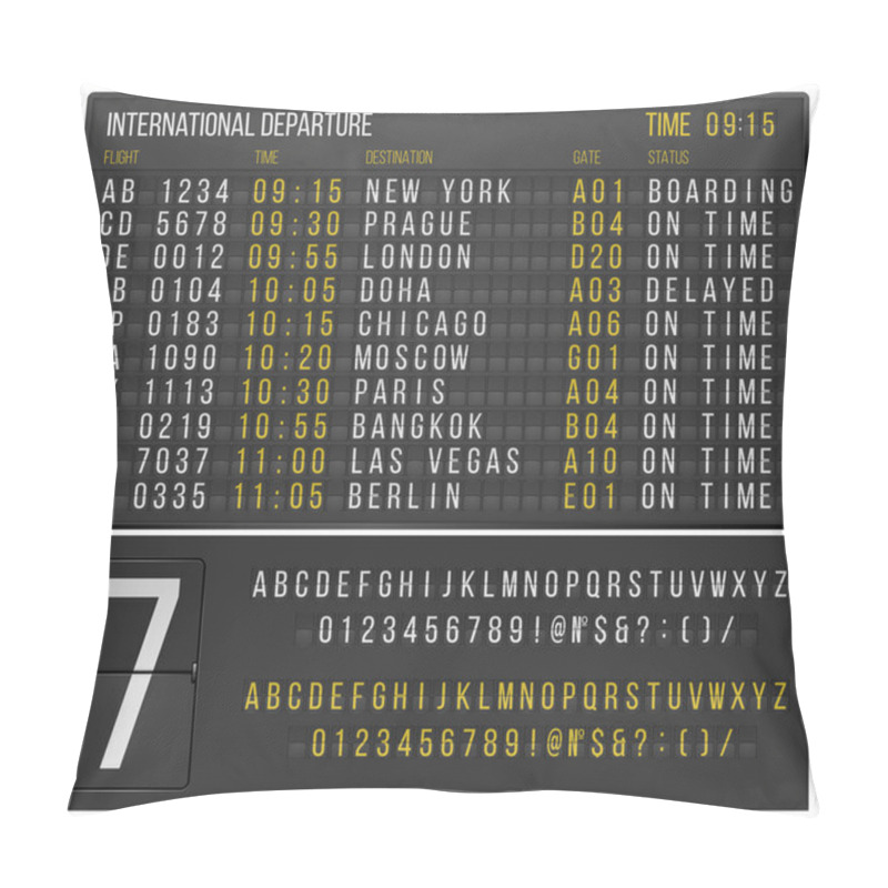 Personality  Table Airport Pillow Covers