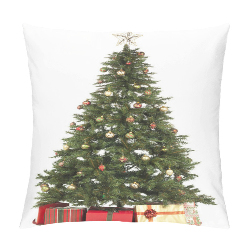 Personality  Christmas Tree And Gifts Pillow Covers