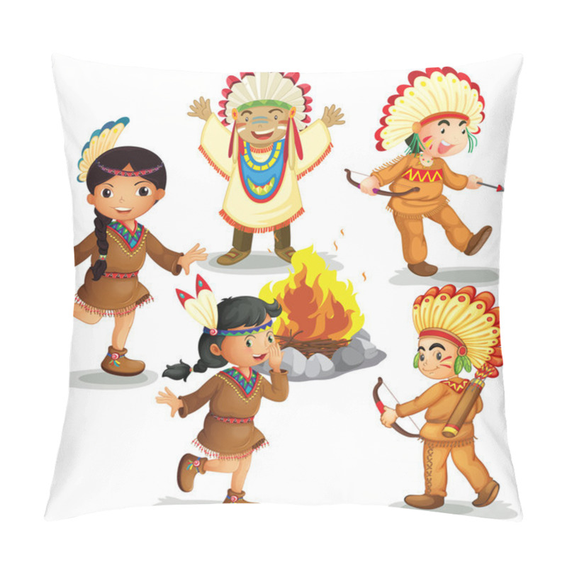 Personality  Indians Pillow Covers