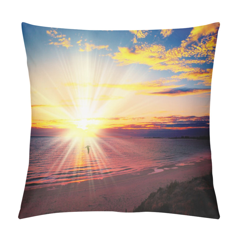 Personality  Sunset. Pillow Covers