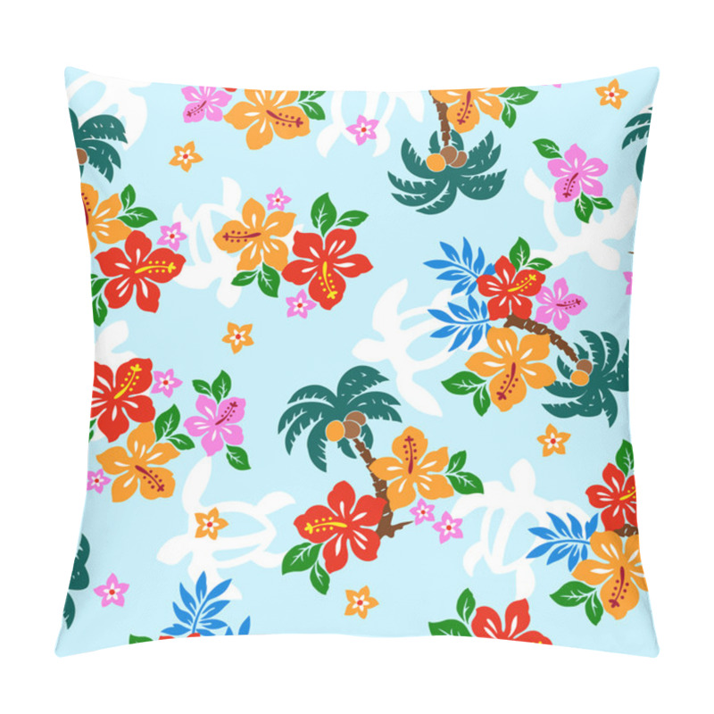 Personality  Repetition Of Hibiscus Pillow Covers