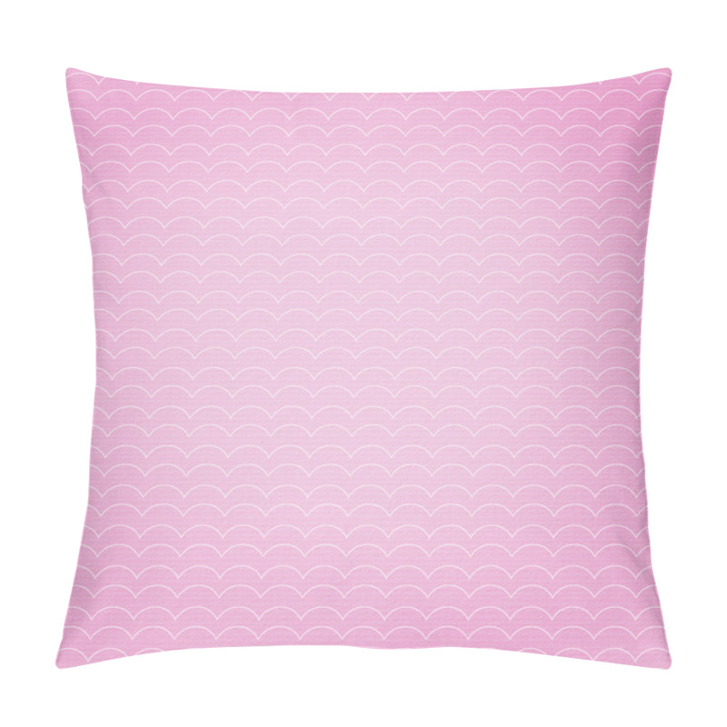 Personality  Light Pink  Waves Regular Geometric Background  Pillow Covers