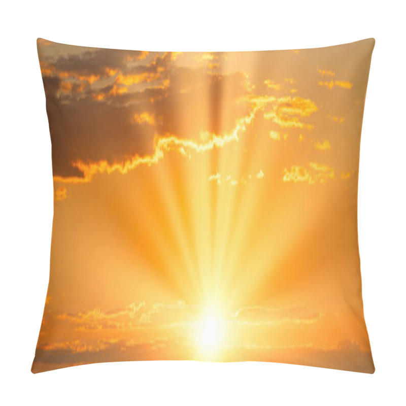 Personality  The Birth Of Daylight: Graceful Clouds In The Morning Pillow Covers