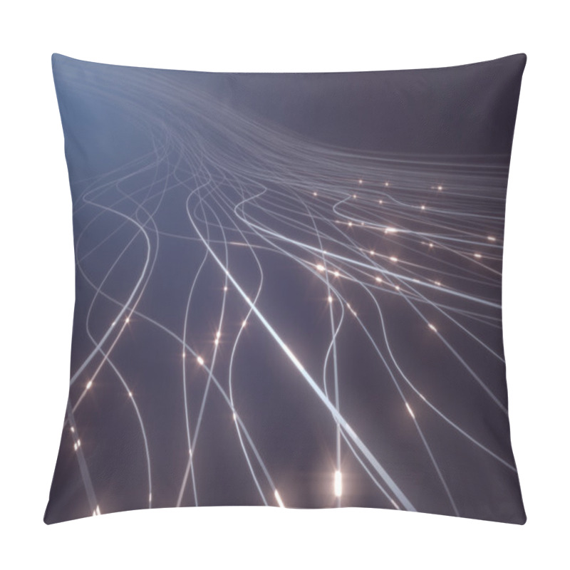 Personality  Optical Fiber Abstract Pillow Covers