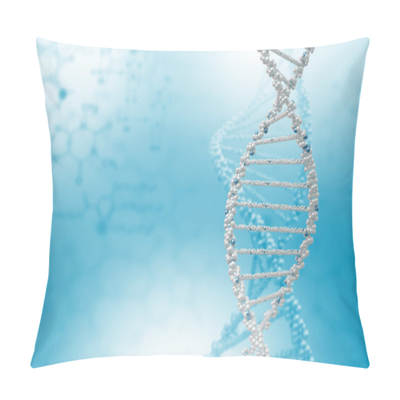 Personality  DNA Strand Illustration Pillow Covers