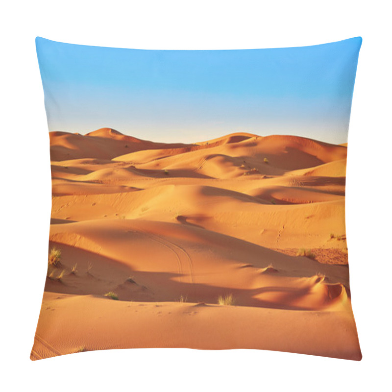 Personality  Sand Dunes In The Sahara Desert Pillow Covers