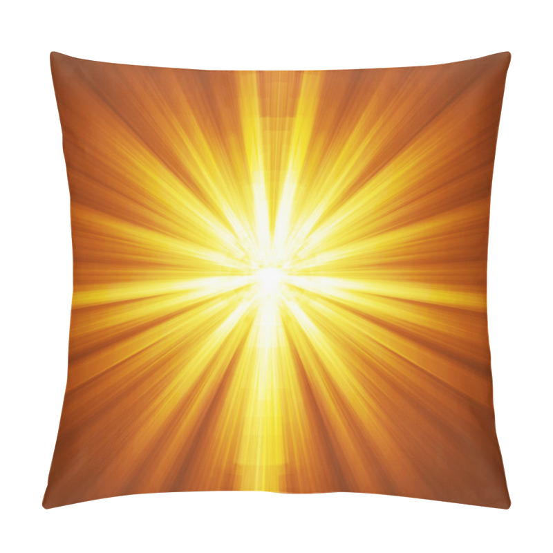 Personality  Abstrct Sun Beams Background Pillow Covers