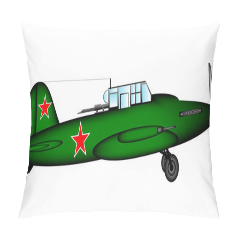 Personality  Russian Historic Tactical Plane Ilyushin Il-2 Pillow Covers