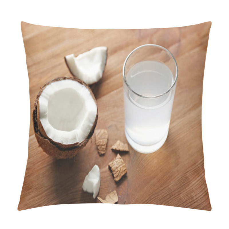 Personality  Glass Of Coconut Water Pillow Covers