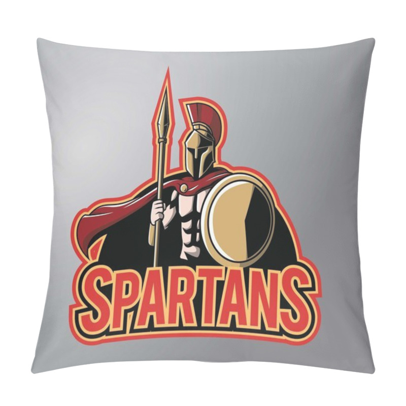 Personality  Spartans Symbol Illustration Design Pillow Covers