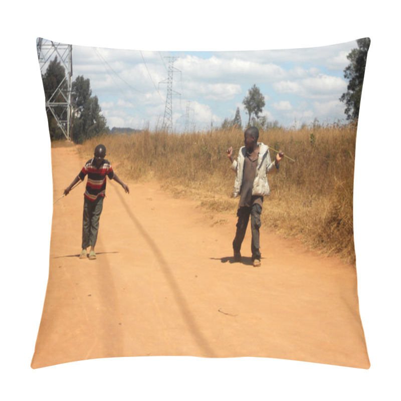 Personality  Smile For Africa 075 - Moments Of Everyday Life Of African Child Pillow Covers