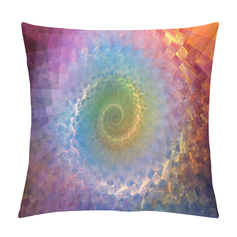 Personality  Spiral Background Pillow Covers