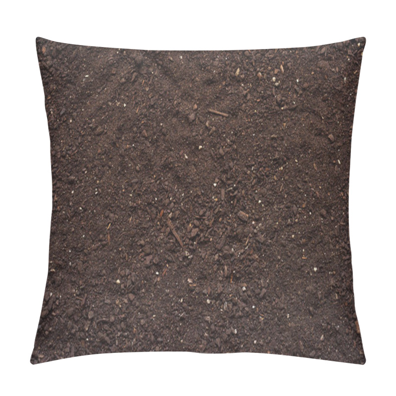 Personality  Agricultural Soil Texture Top View Pillow Covers