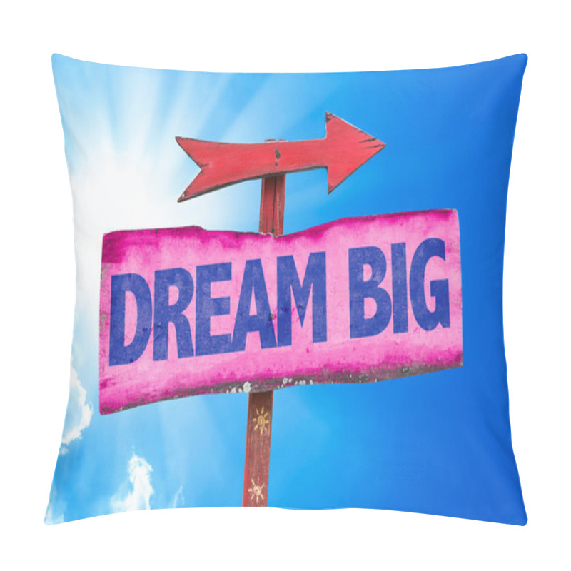 Personality  Dream Big Wooden Sign Pillow Covers