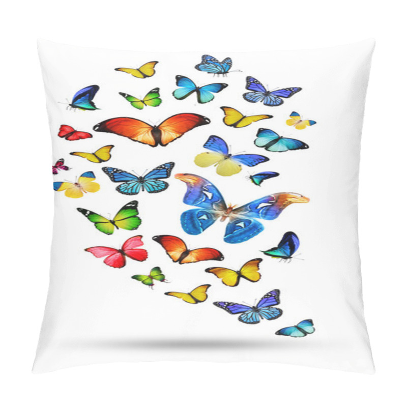 Personality  Flock Of Butterflies Pillow Covers