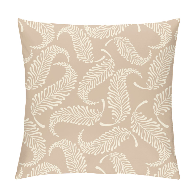 Personality  White Feathers Pattern Pillow Covers