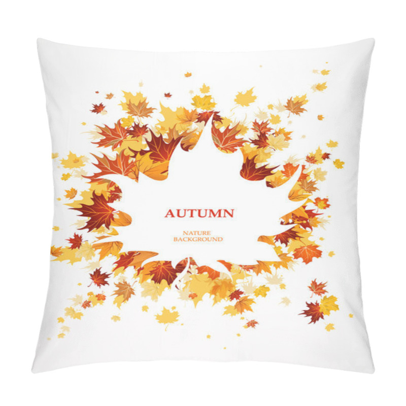 Personality  Maple Leaves Background Pillow Covers