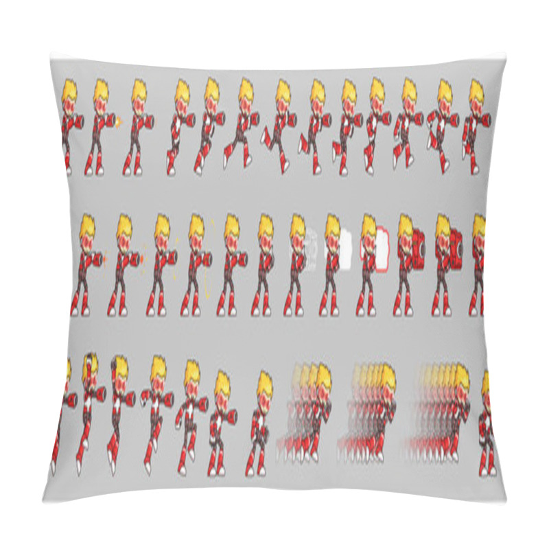 Personality  Suitable For Side Scrolling, Action, And Adventure Game. Pillow Covers