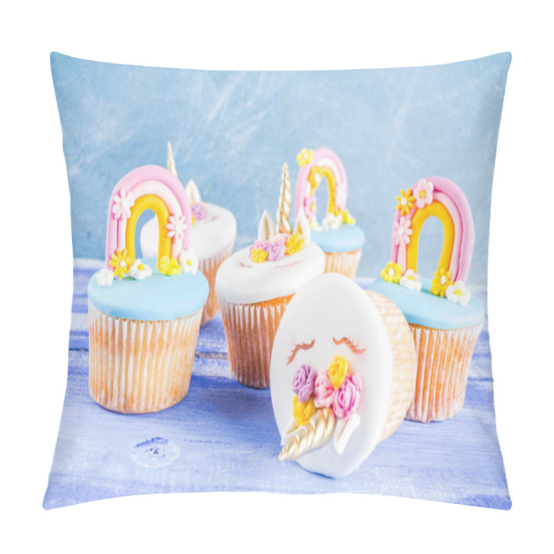 Personality  Cute Unicorn Cupcakes Pillow Covers