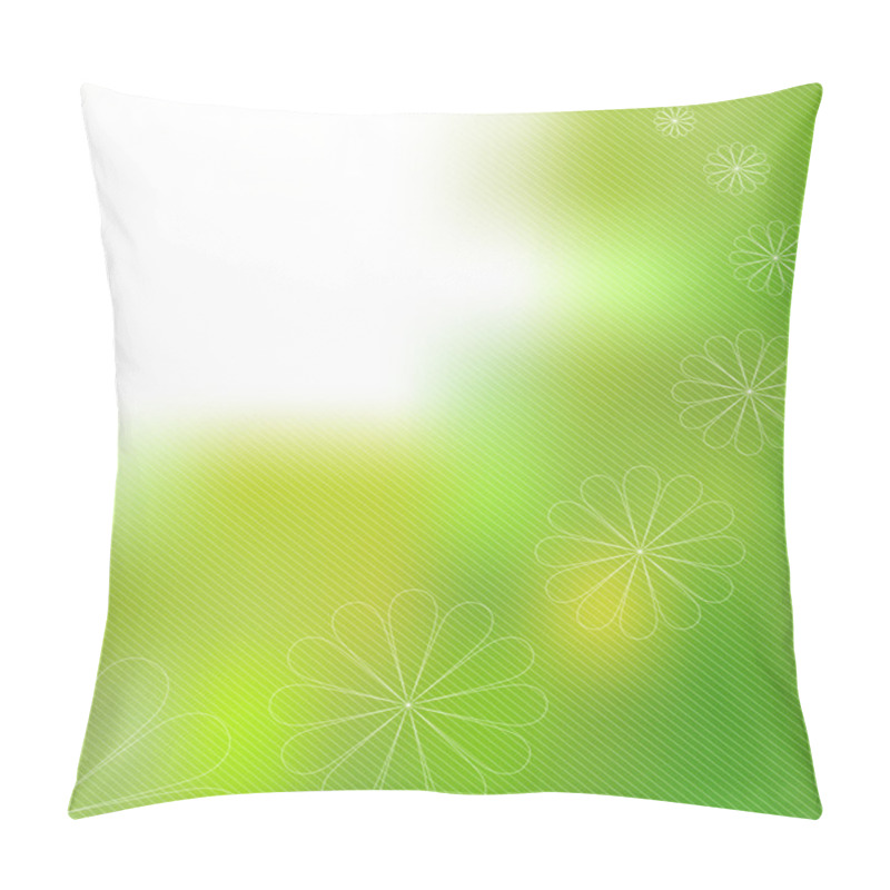 Personality  Abstract Spring Concept - Vector Illustration Pillow Covers