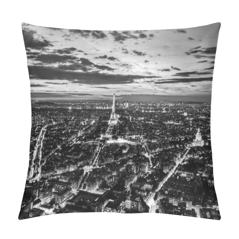 Personality  Paris Romantic Skyline, Panorama Pillow Covers