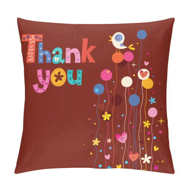 Personality   Thank You Card Pillow Covers