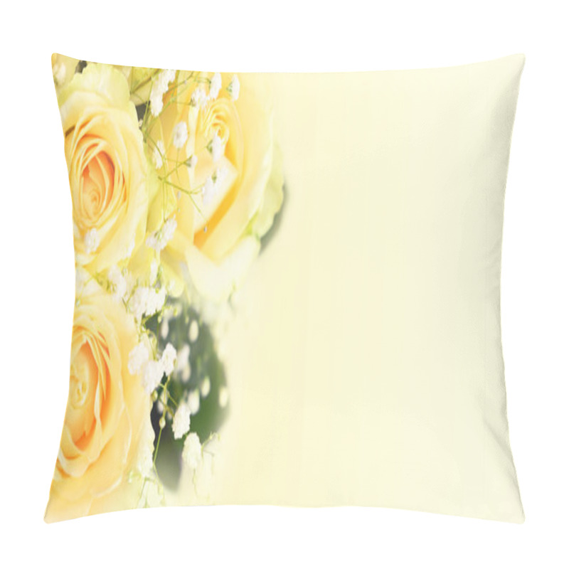 Personality  White Rose Flowers In A Corner Pillow Covers