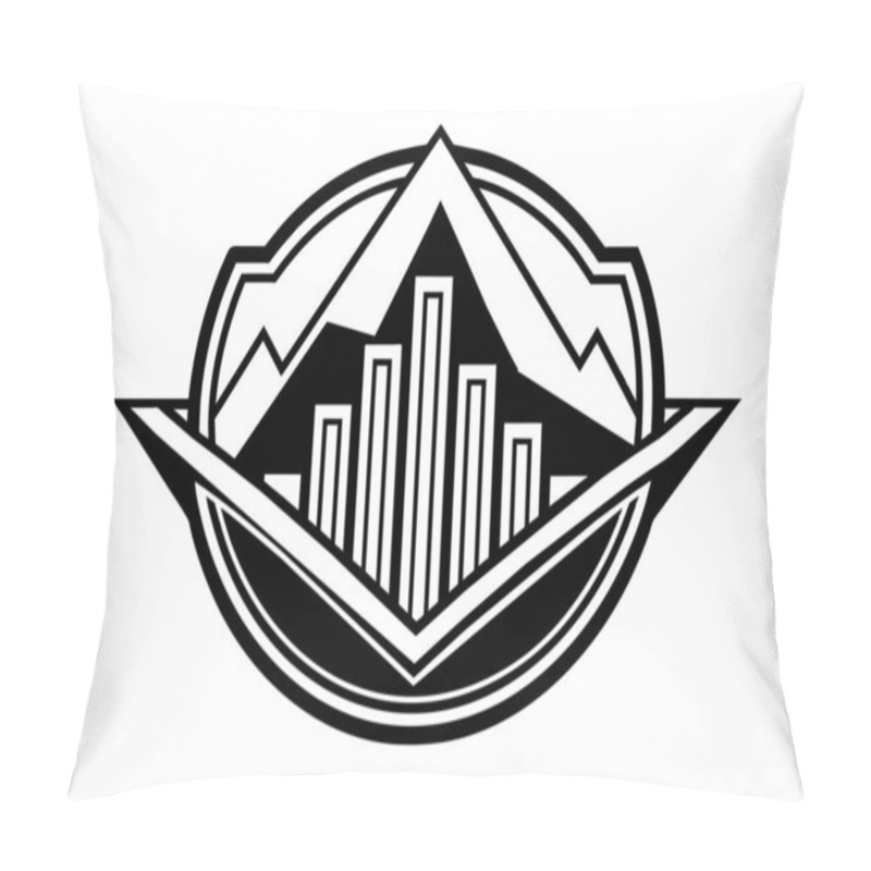 Personality  Abstract Logo Design Of Urban Chic Pillow Covers