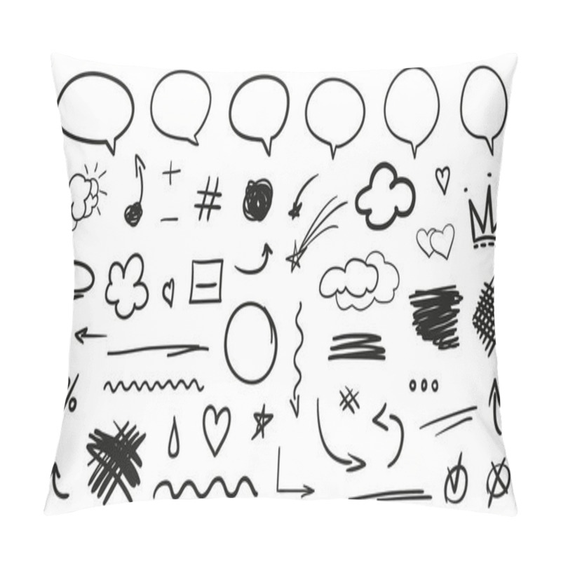 Personality  Art Creative. Illustration Pillow Covers