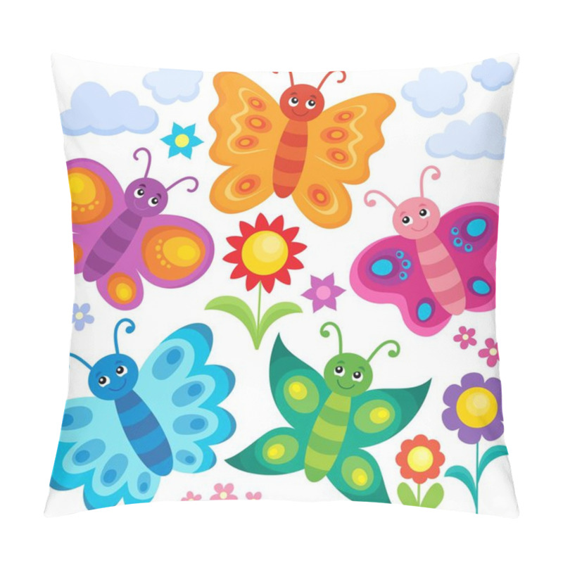 Personality  Stylized Butterflies Theme Set 1 Pillow Covers