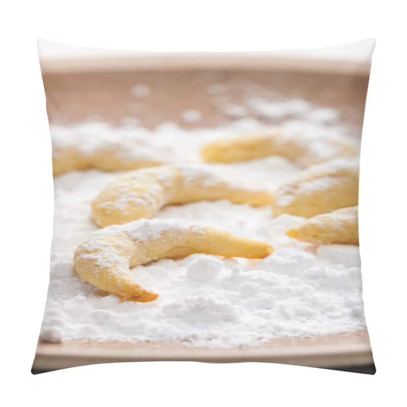 Personality  Still Life Of Christmas Vanilla Cookies Pillow Covers