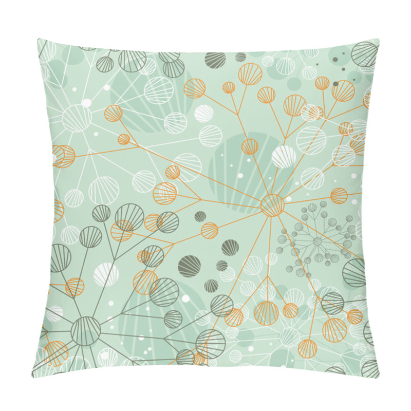 Personality  Seamless Floral Background Pillow Covers