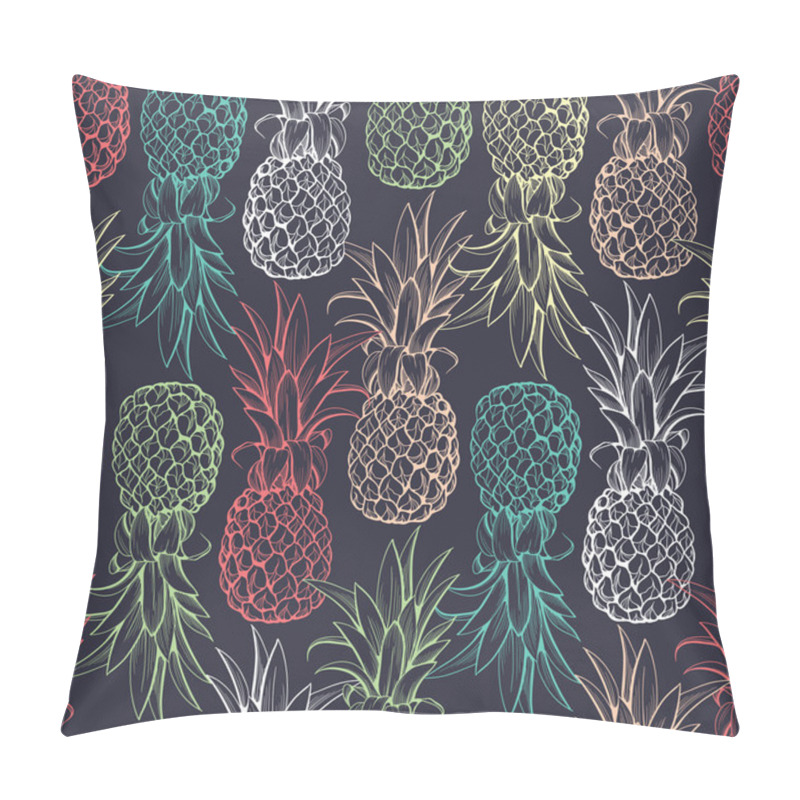 Personality  Pineapples Seamless Pattern Pillow Covers