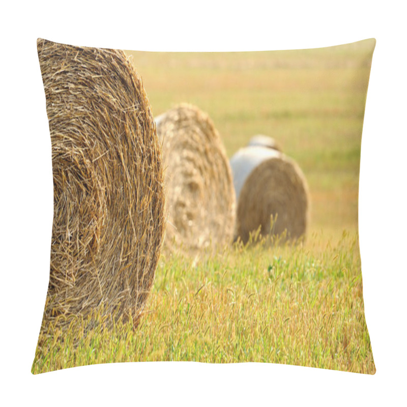 Personality  Straw Bales In Irish Countryside Pillow Covers