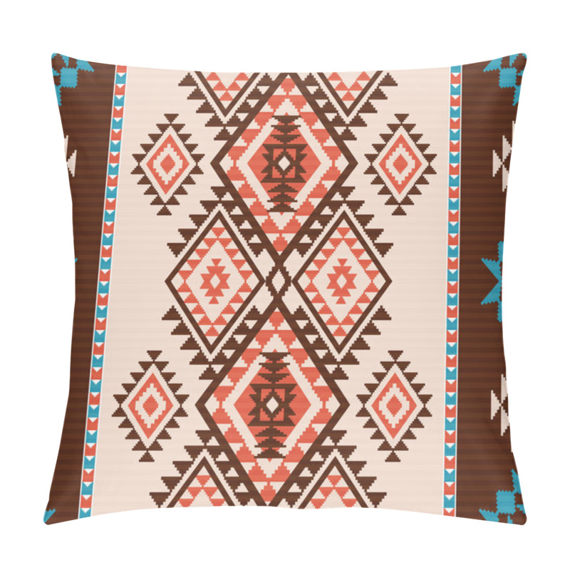 Personality  Geometric Abstract Seamless Pattern In Navajo Style Pillow Covers