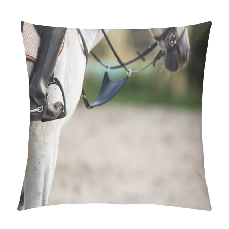 Personality   Horseback Rider, Woman Riding A Horse  Pillow Covers