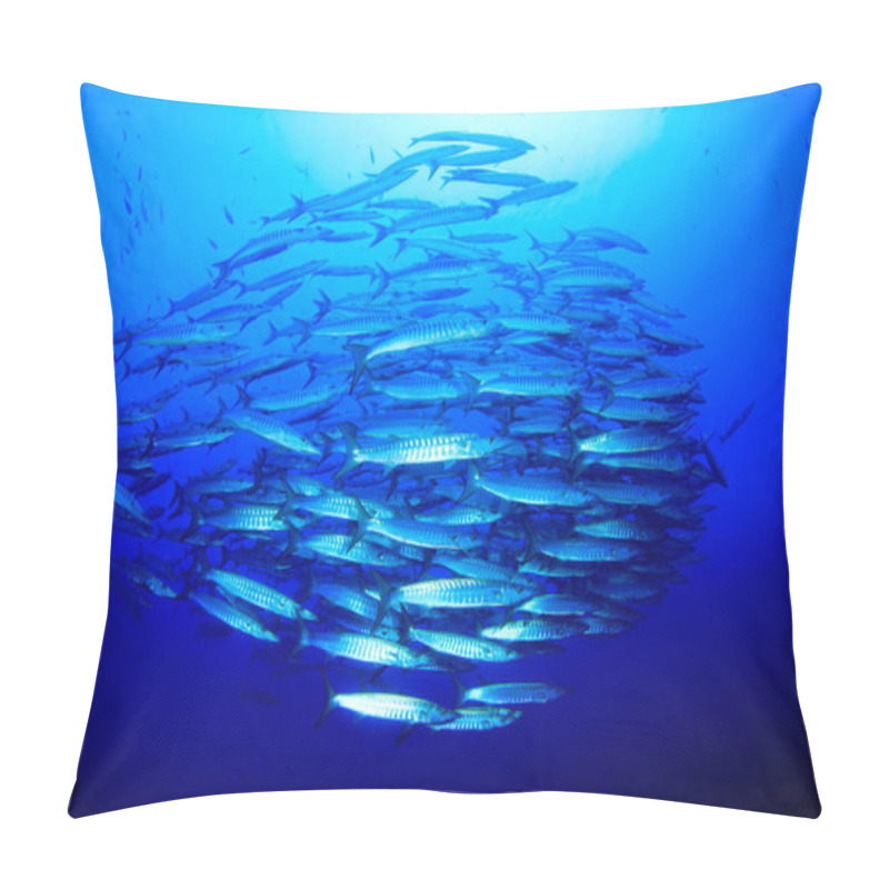 Personality  Marine Inhabitants In Deep Blue Ocean Pillow Covers