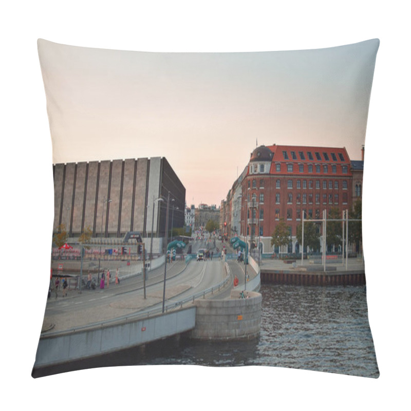 Personality  Copenhagen, Denmark. December 12, 2024. Copenhagen View Before Dusk. Pillow Covers