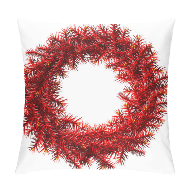 Personality  Christmas Wreath Without Decoration Pillow Covers