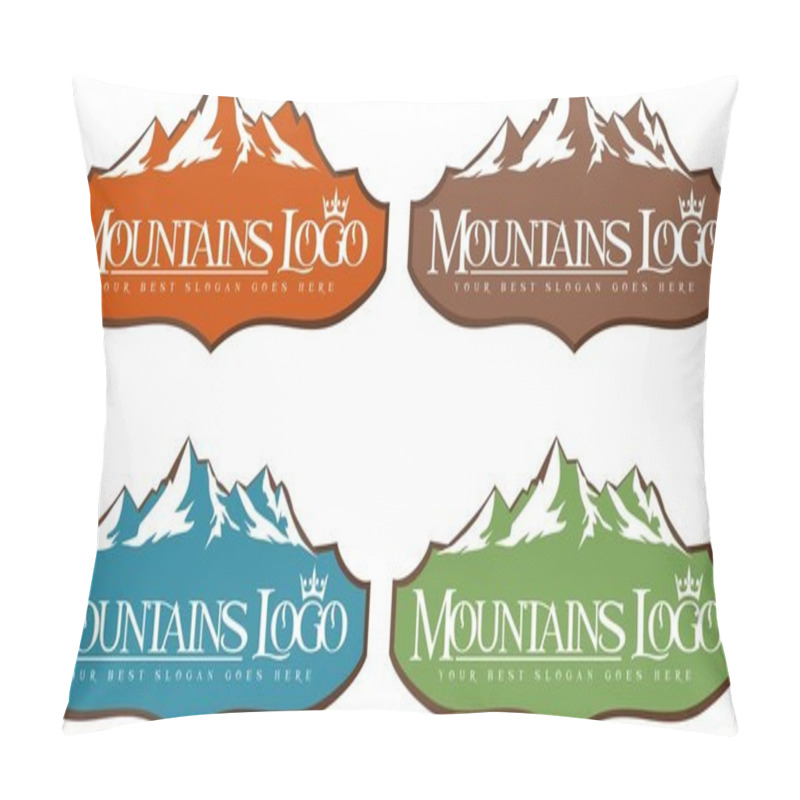 Personality  Mountain Logo Pillow Covers