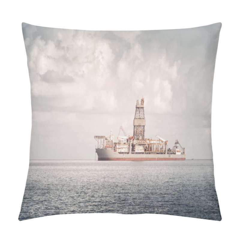 Personality  Offshore, Tug, Supply Or Dredging Vessel. Sea Coast Of Limassol, Pillow Covers