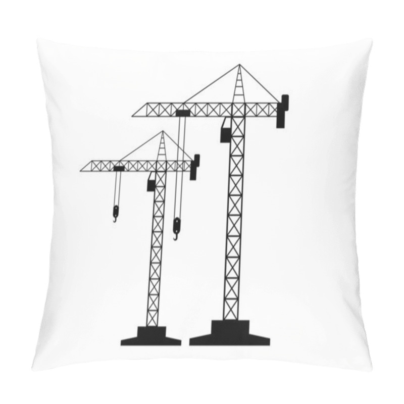 Personality  Tower Crane   Pillow Covers